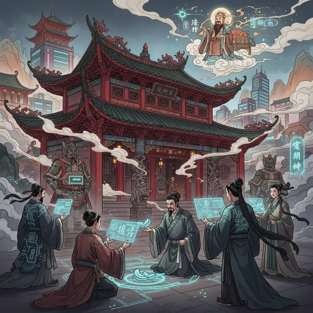 道教問神 - 城隍廟