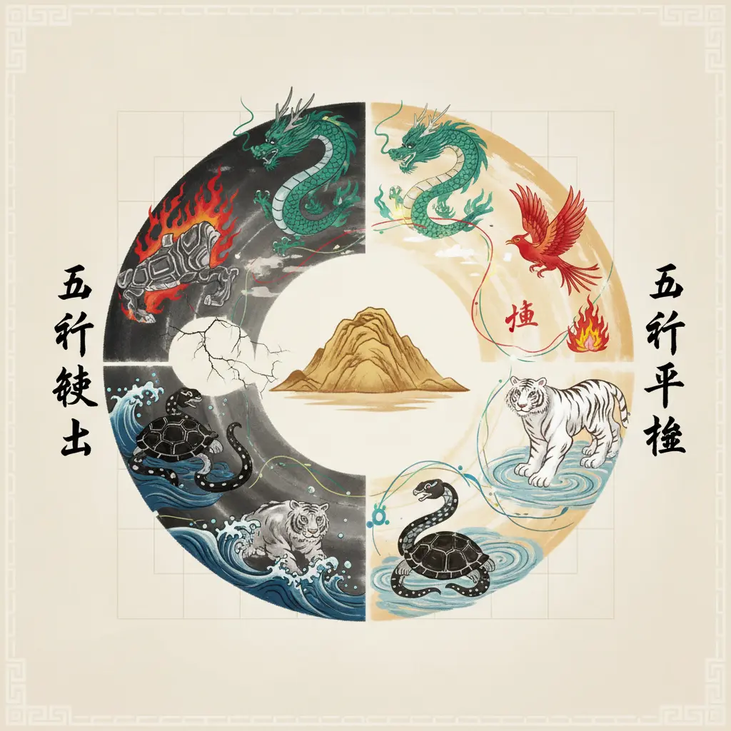 五行平衡 - 五行缺土