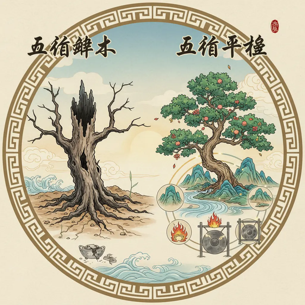 五行平衡 - 五行缺木