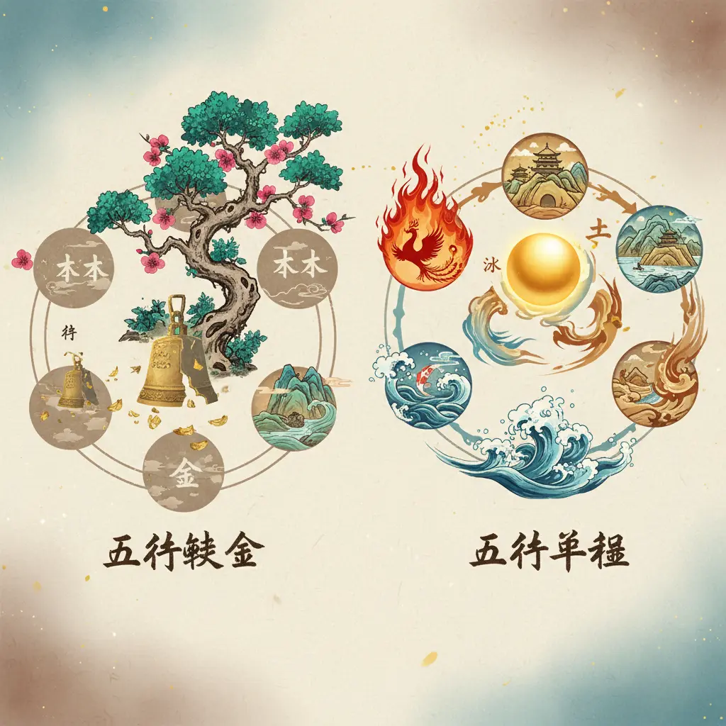 五行平衡 - 五行缺金